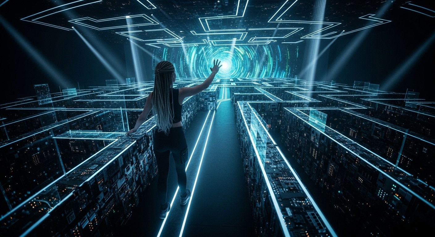 La Búsqueda Perdida en el Laberinto de Bits